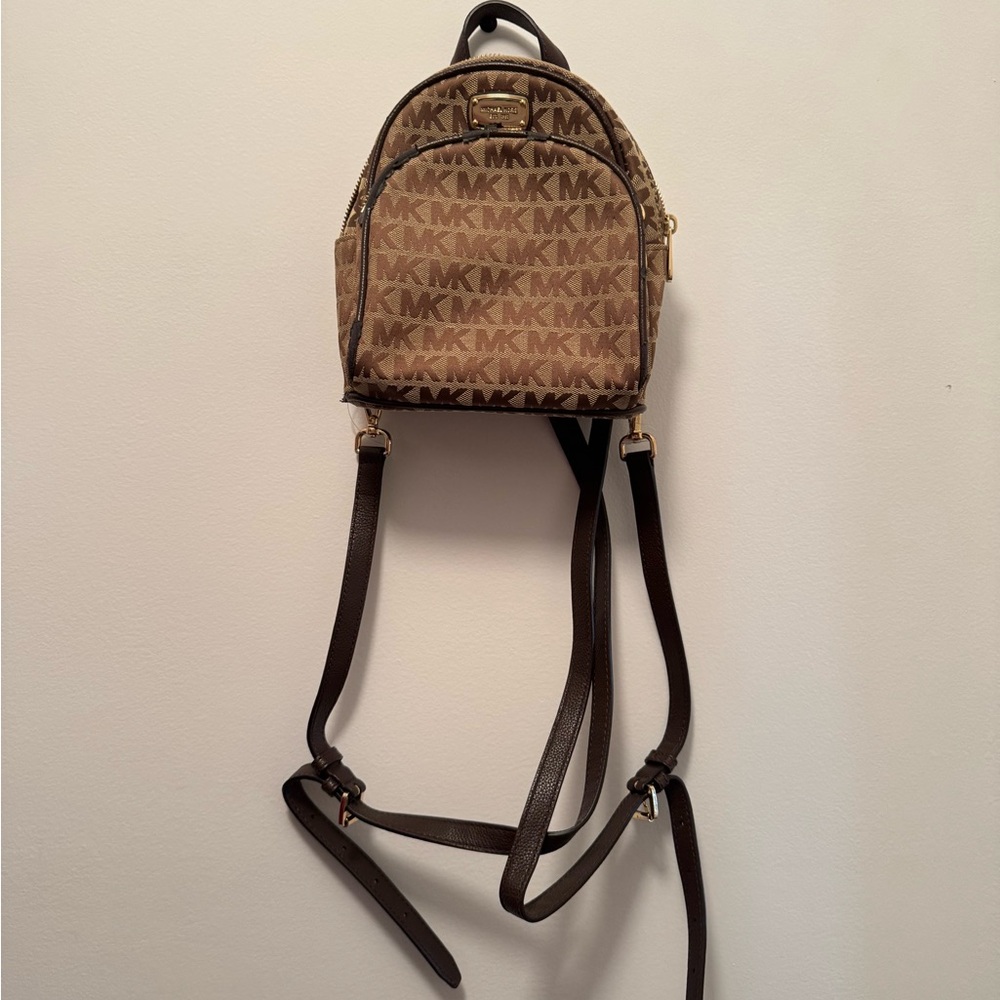 Michael Kors Brown Mini Backpack - image 1